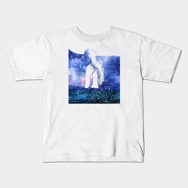 Nereid CXLIV Kids T-Shirt by Sirenarts